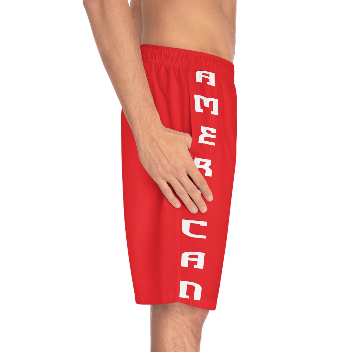 American Traditional "CPR Instructor" Men's Board Shorts (AOP)