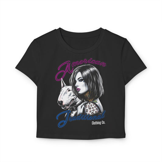 American Traditional "Bestie" Women's Baby Tee