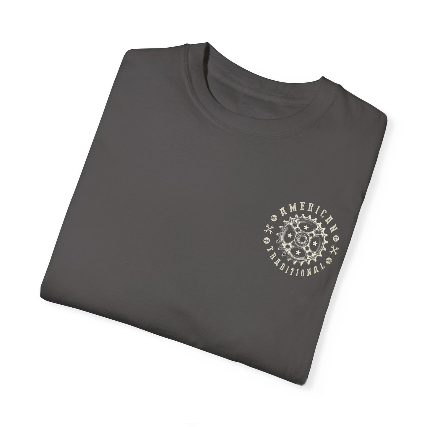 American Traditional "Geared Up" Garment-Dyed T-shirt