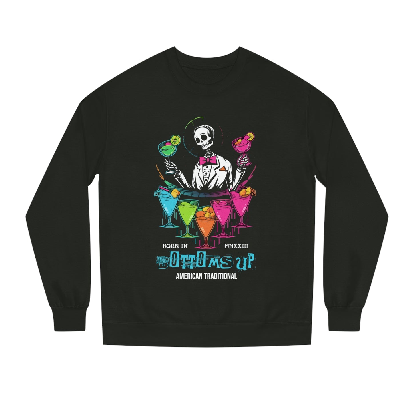 American Traditional "Bottoms Up" Crew Neck Sweatshirt