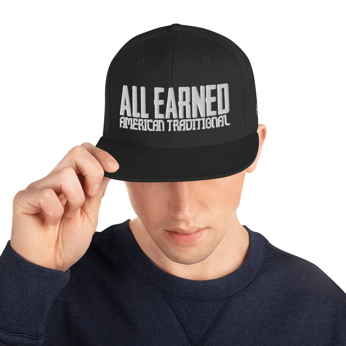 American Traditional "All Earned" Snapback Hat