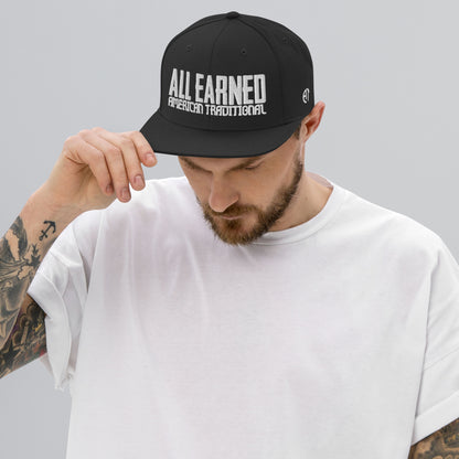 American Traditional "All Earned" Snapback Hat