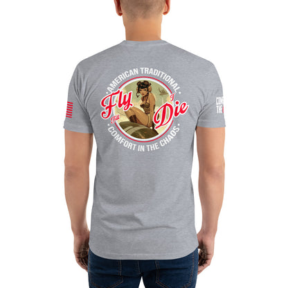 American Traditional "Fly Till I Die" Short Sleeve T-shirt