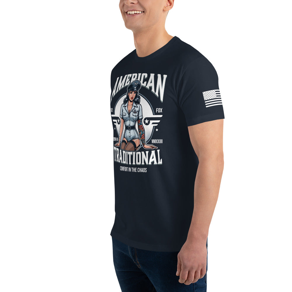 American Traditional "Sky Fox" Short Sleeve T-shirt