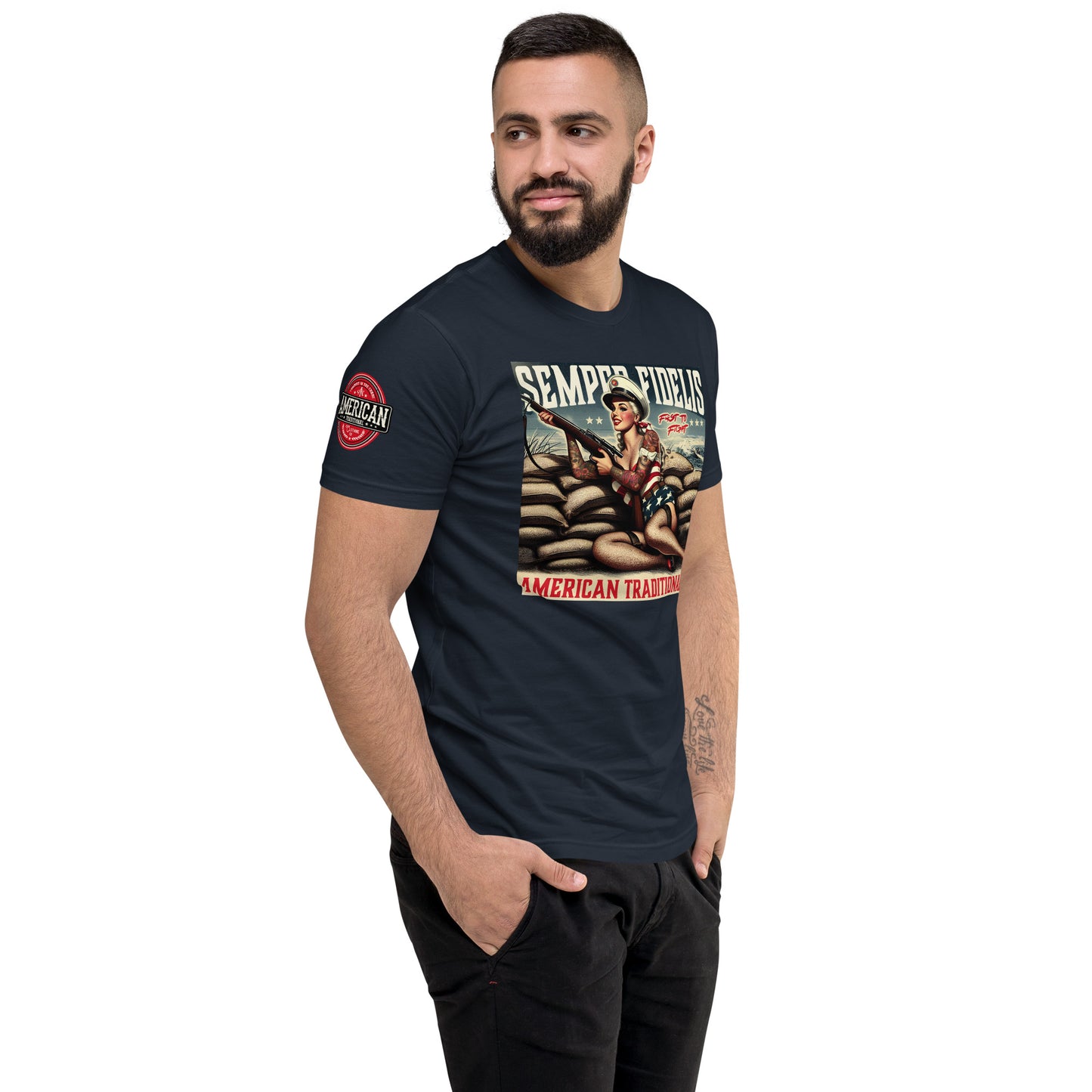 American Traditional "Marine Corps" Short Sleeve T-shirt