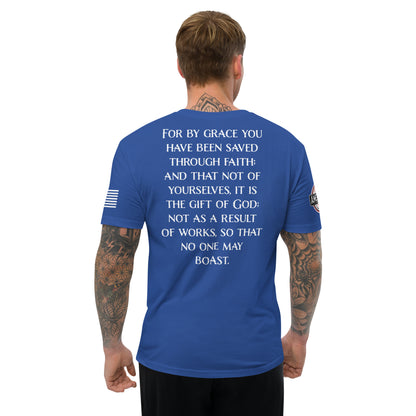 American Traditional "Ephesians 2:8-9" Short Sleeve T-shirt