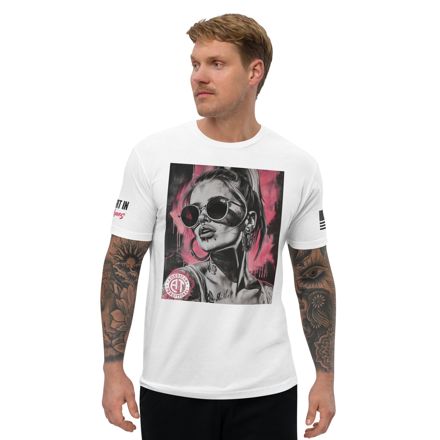 American Traditional "Piercing" Short Sleeve T-shirt