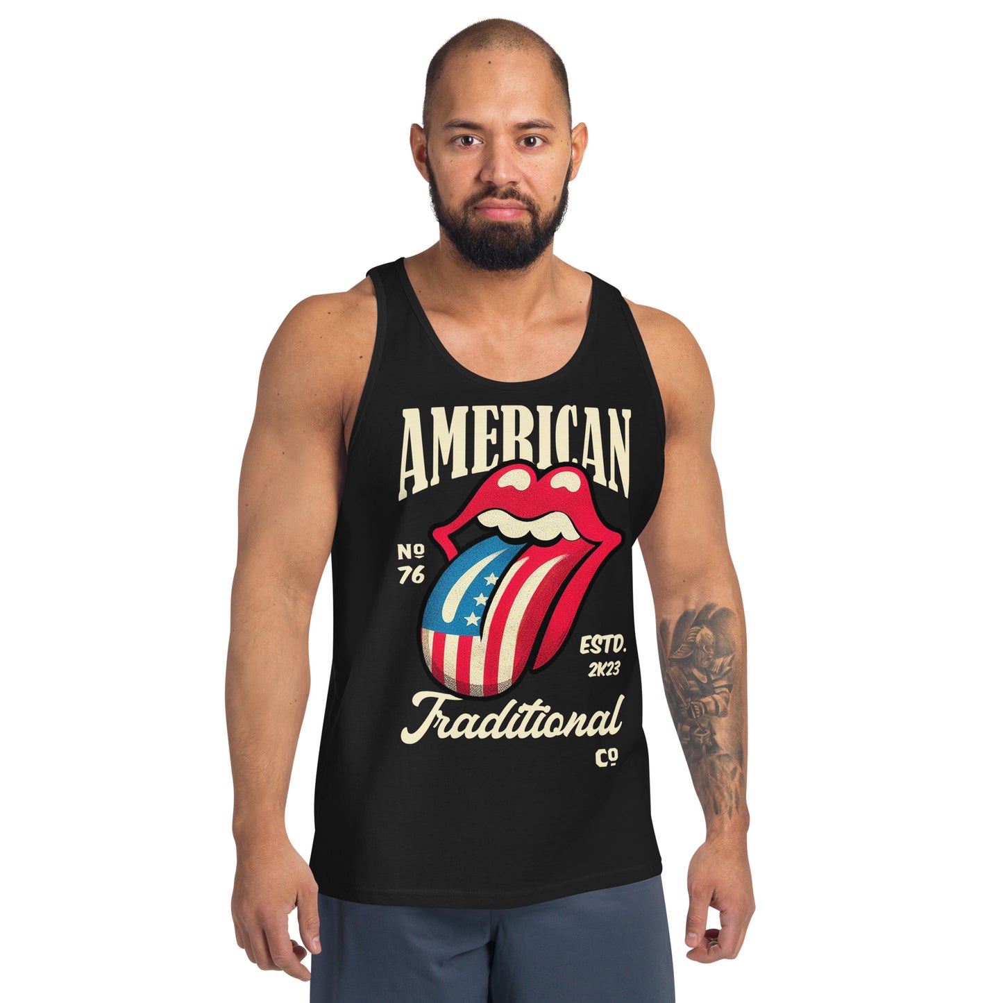 American Traditional "1A" Men's Tank Top