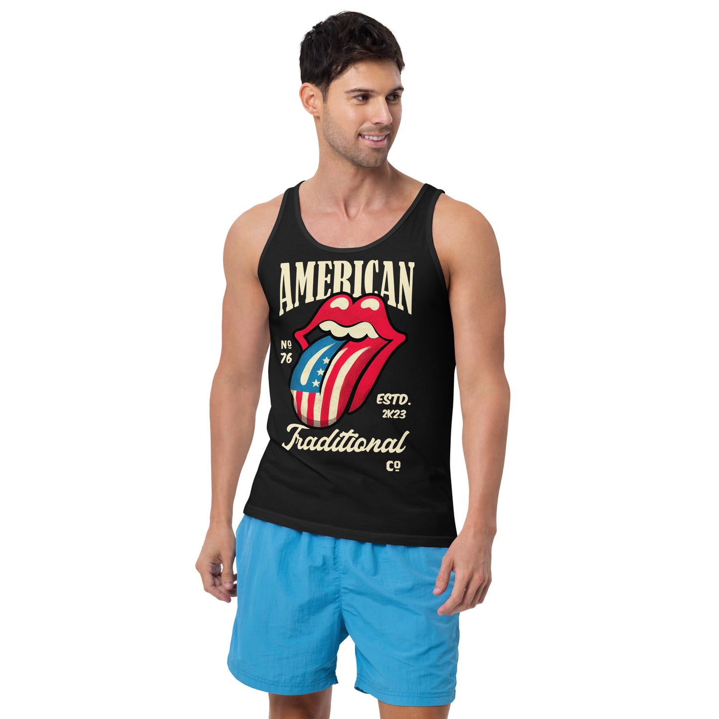 American Traditional "1A" Men's Tank Top