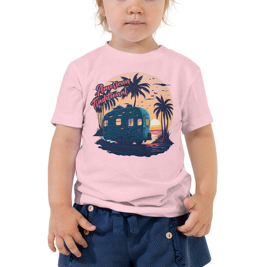 American Traditional "Beached" Toddler Short Sleeve Tee