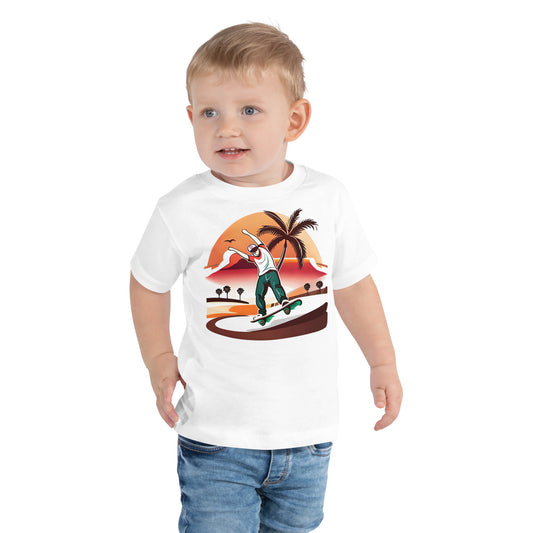 American Traditional "Board-walkin" Toddler Short Sleeve Tee