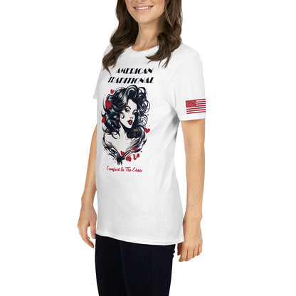 American Traditional "American Beauty" Short-Sleeve Unisex T-Shirt