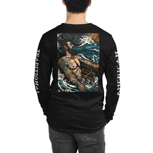 American Traditional "No Matter the Seas" Long Sleeve Tee