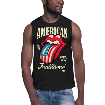 American Traditional Muscle Shirt