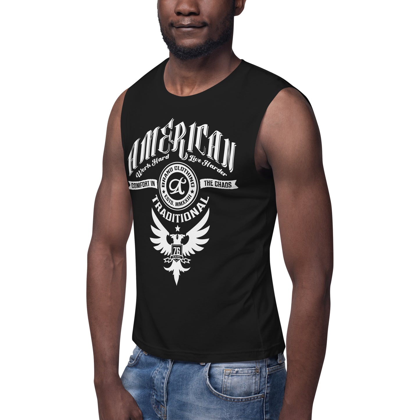 American Traditional Men's Muscle Shirt