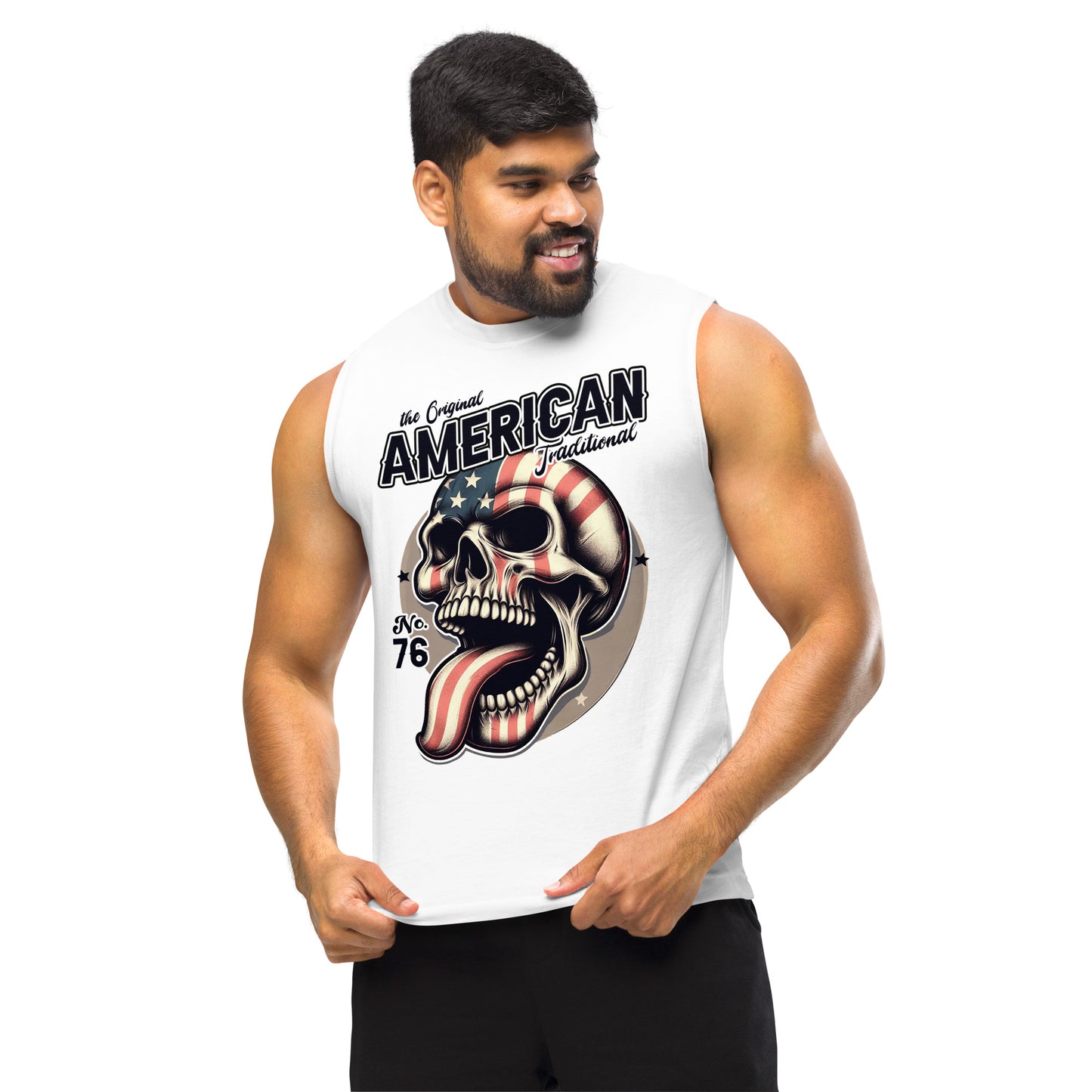 American Traditional Muscle Shirt