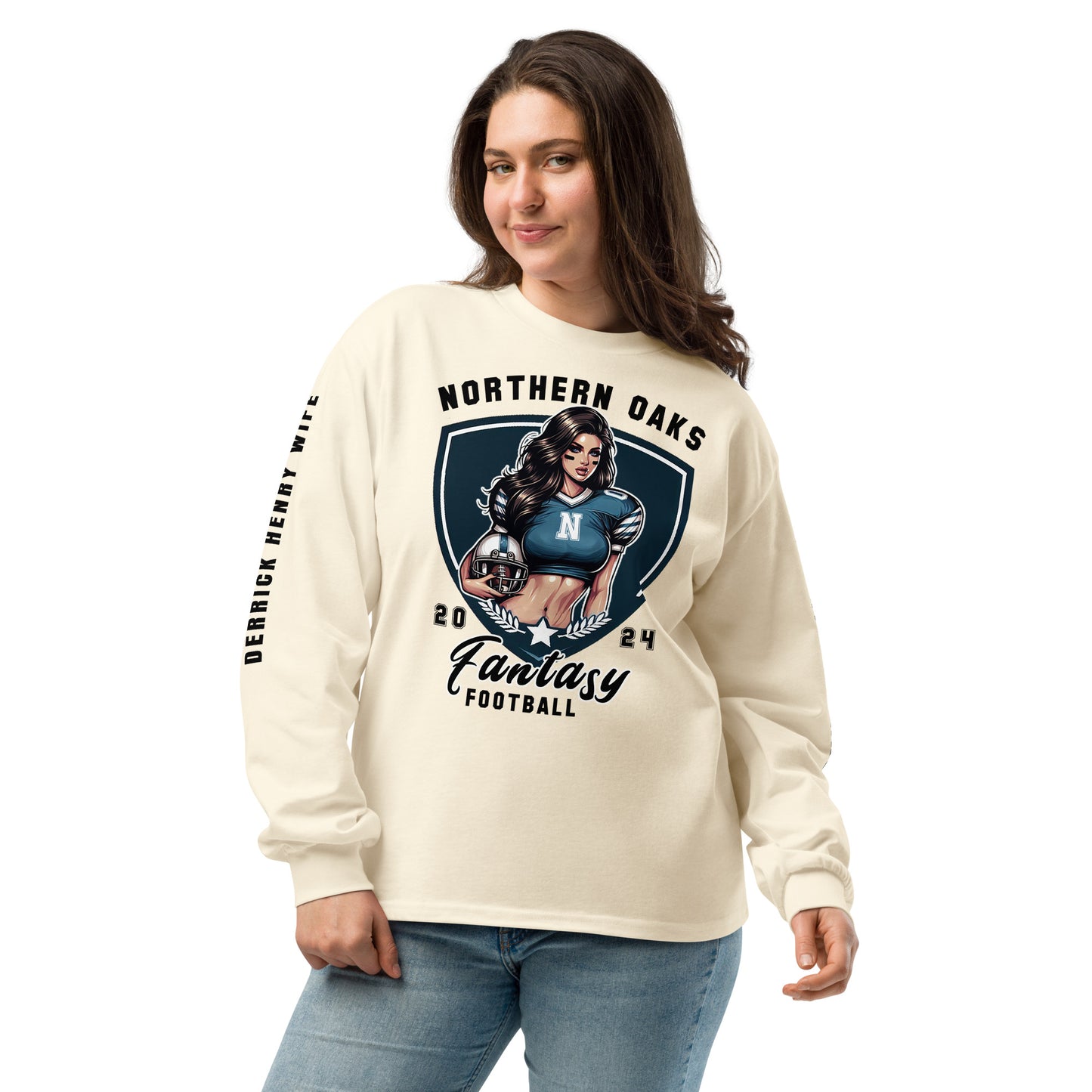 NOFF "Derrick Henry Wife" Premium heavyweight long sleeve shirt