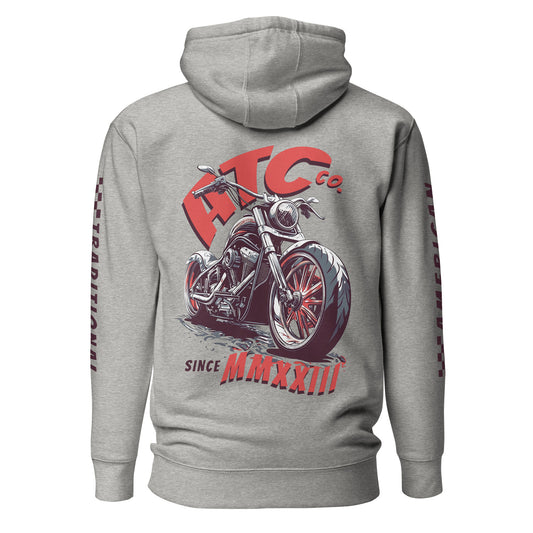 American Traditional "2 Wheels Down" Hoodie