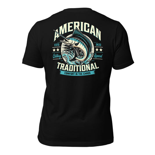 American Traditional "A Real Catch" t-shirt