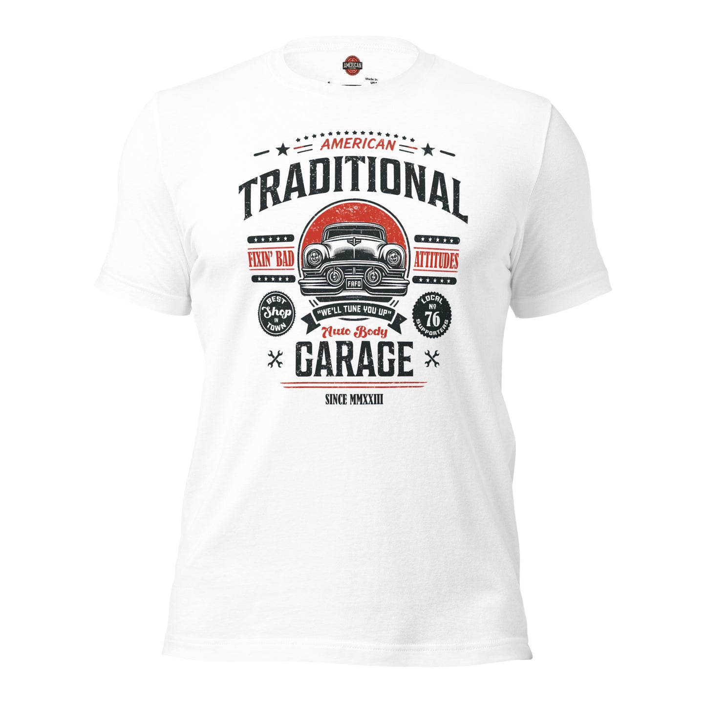 American Traditional "Tune Up" t-shirt