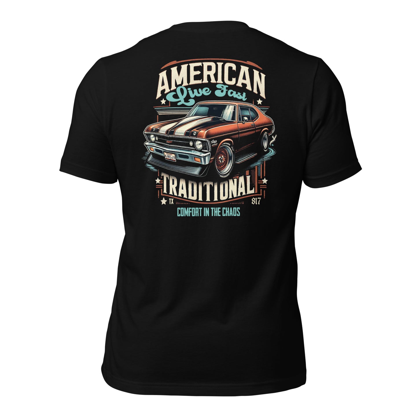 American Traditional "Live Fast" Men's t-shirt