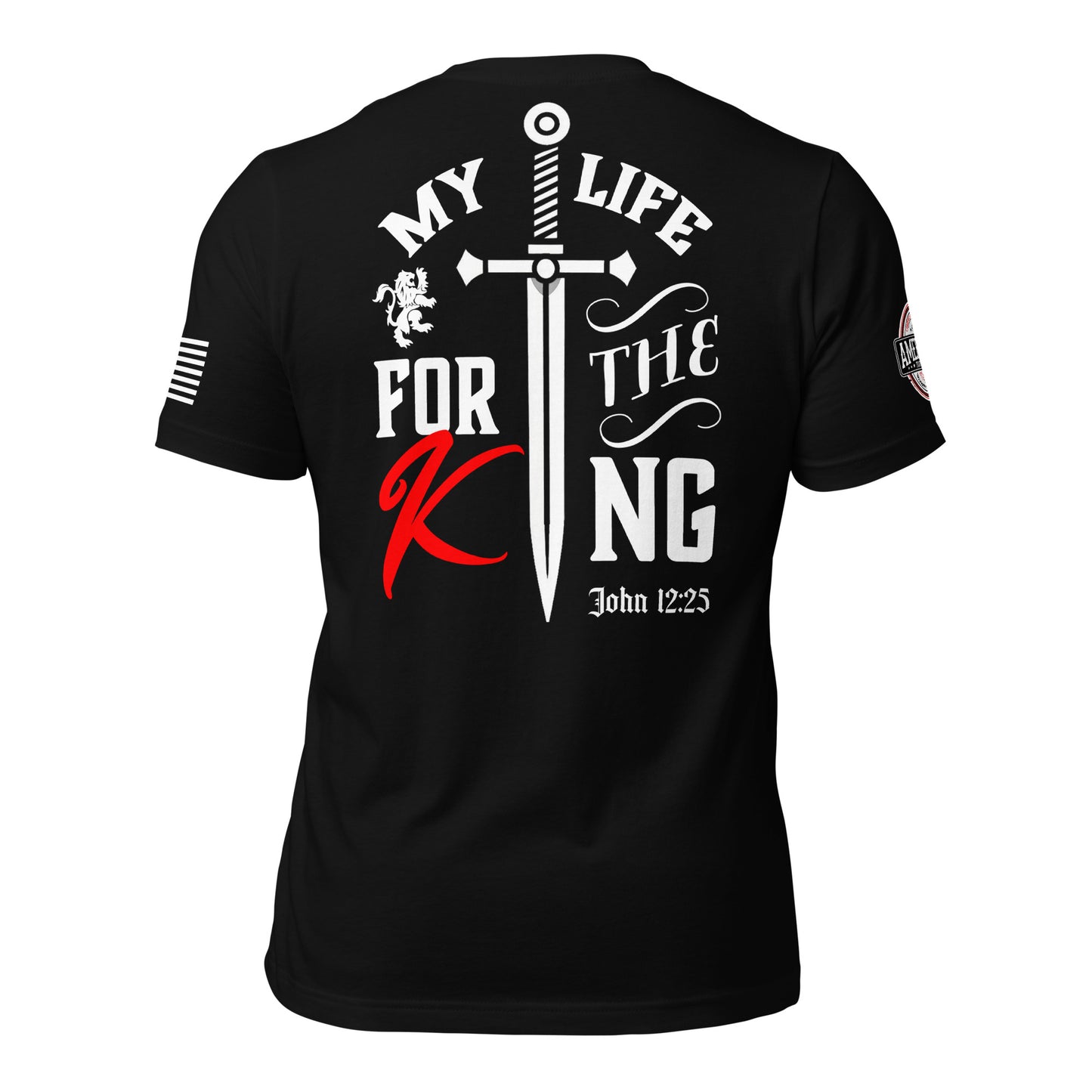 American Traditional "For The King" 2 fashion fit t-shirt