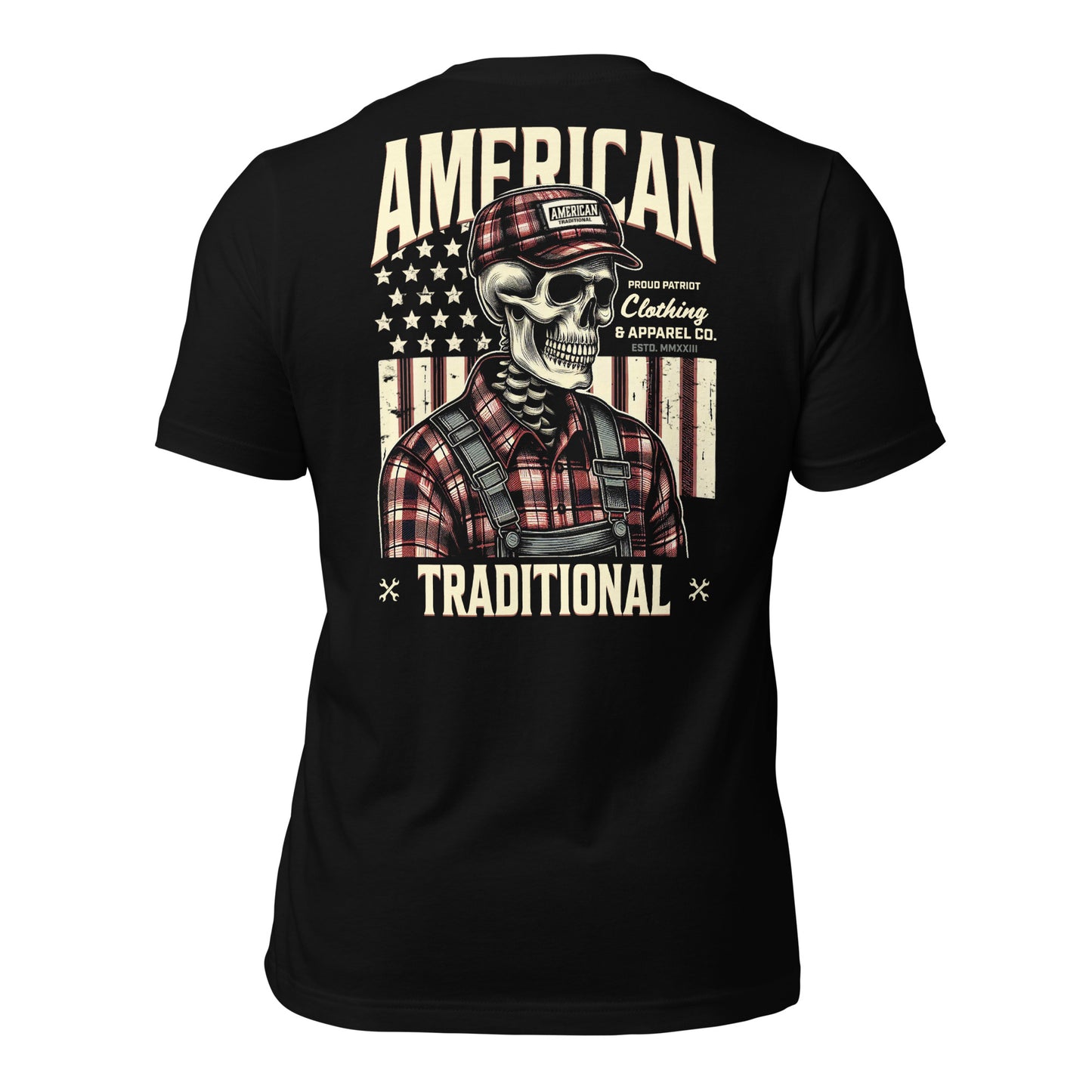 American Traditional "Worked to Death" t-shirt