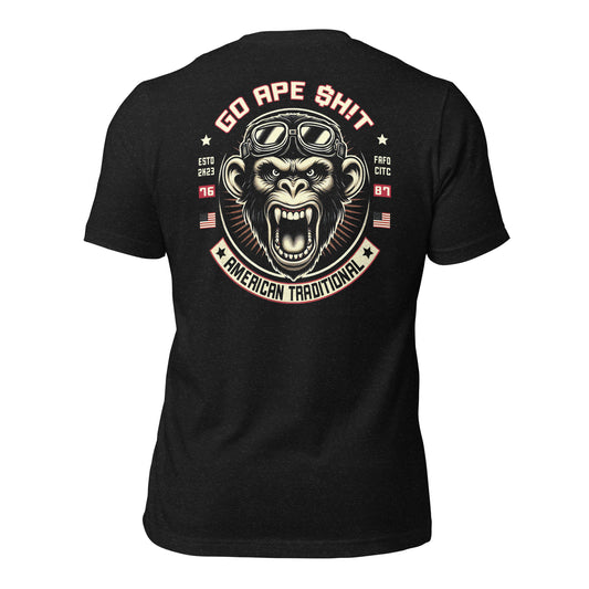 American Traditional "Ape $h!t" t-shirt