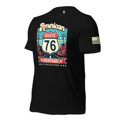 American Traditional "Route 76" t-shirt