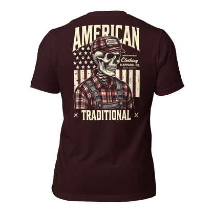 American Traditional "Worked to Death" t-shirt