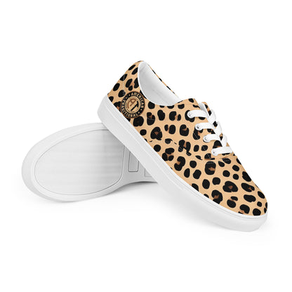 American Traditional "Bad Kitty" Women’s lace-up canvas shoes